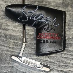 New Scotty Cameron Super Select Newport Plus Putter 35 Milled Cover Included