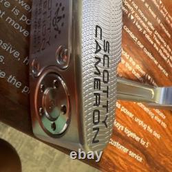 New Scotty Cameron Super Select Newport Plus Putter 35 Milled Cover Included