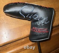 New Scotty Cameron Super Select Newport Plus Putter 35 Milled Cover Included