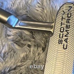 New Scotty Cameron Super Select Newport Plus Putter 35 Milled Cover Included