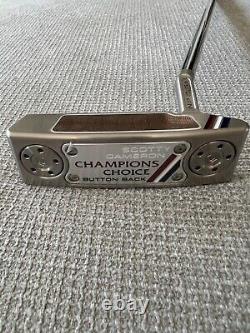 New Scotty Cameron putter Champions choice Button back Newport 2.5 plus 35 inch