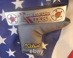 PRESTINE Scotty Cameron SELECT NEWPORT 2 Putter 33 with Headcover