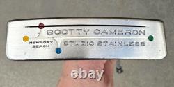 RARE 2002 Scotty Cameron 35 Inch Studio Stainless 303 Newport BEACH Putter