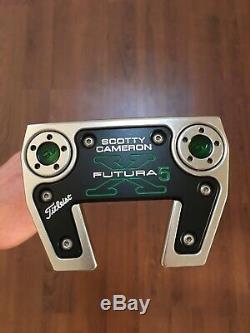 RARE Left Handed Scotty Cameron Futura X5 MOTO Gallery Putter With Headcover