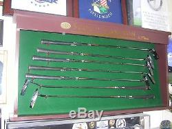 Rare ScOtTy CaMeRoN Seven Putter Set Wall Display for Augusta Masters Fan