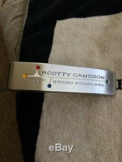 Rare (left Handed) Scotty Cameron Studio Stainless Newport 2.5 Putter