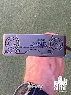 Refinished Scotty Cameron Select Squareback 35 putter withheadcover