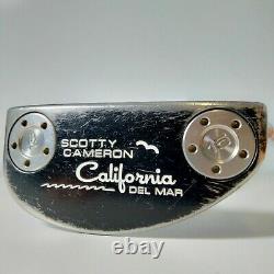 SCOTTY CAMERON CALIFORNIA DEL MAR FIRST OF 500 Putter 34.5 RH with Headcover