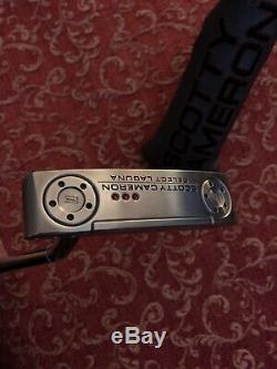 SCOTTY CAMERON LAGUNA SELECT MILLED PUTTER 34 With HEAD COVER