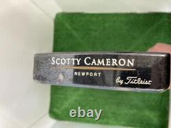 SCOTTY CAMERON NEWPORT Gun Blue 35in Putter RH With Head Cover Free Shipping