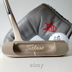 SCOTTY CAMERON PRO PLATINUM DEL MAR THREE 33.5 Putter RH With Headcover