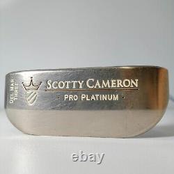 SCOTTY CAMERON PRO PLATINUM DEL MAR THREE 33.5 Putter RH With Headcover