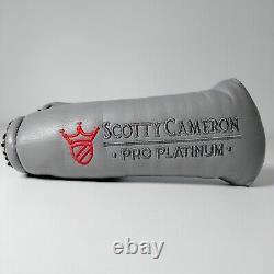 SCOTTY CAMERON PRO PLATINUM DEL MAR THREE 33.5 Putter RH With Headcover