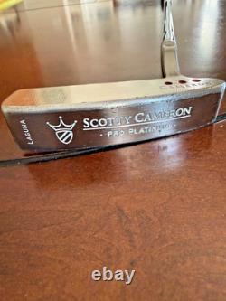 SCOTTY CAMERON PRO PLATINUM LAGUNA 34in Putter RH With Head Cover
