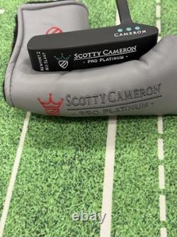 SCOTTY CAMERON PRO PLATINUM NEWPORT2 MID SLANT 34in Putter RH with H/C