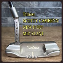 SCOTTY CAMERON PRO PLATINUM NEWPORT MID SLANT 35in Putter RH No H/C F/S
