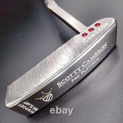 SCOTTY CAMERON PRO PLATINUM NEWPORT MID SLANT Putter 35in RH with Cover