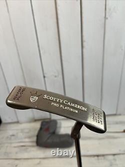 SCOTTY CAMERON PRO PLATINUM NEWPORT MIL-SPEC 35in putter RH Headcover Included