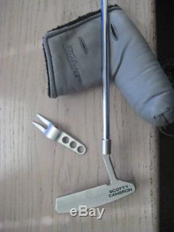 SCOTTY CAMERON SELECT NEWPORT 2, 35 INCH PUTTER with ORIGINAL HEAD COVER & TOOL