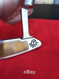 SCOTTY CAMERON T10 SELECT NEWPORT 2 TOUR CIRCLE T PUTTER 34.5 Button Back