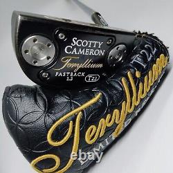 SCOTTY CAMERON TeI3 TERYLLIUM T22 FASTBACK 1.5 34 RH withHC Free Shipping