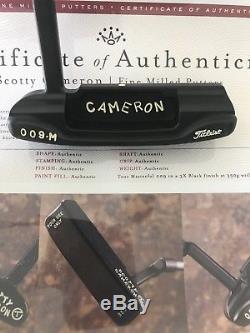 Scotty Cameron 009 Masterful Circle T Tour Use only Carbon Putter