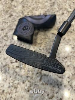 Scotty Cameron 2013 Black Newport 2 Custom Shop 34 Putter & Go Getter Headcover