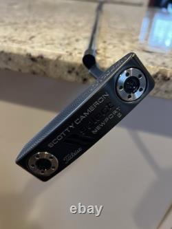 Scotty Cameron 2013 Black Newport 2 Custom Shop 34 Putter & Go Getter Headcover