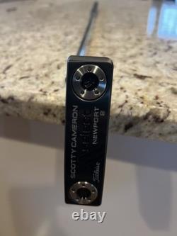 Scotty Cameron 2013 Black Newport 2 Custom Shop 34 Putter & Go Getter Headcover
