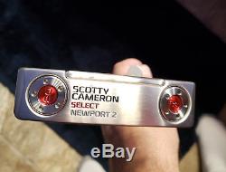Scotty Cameron 2016 Select Newport 2 34 Putter and Headcover (MINT)