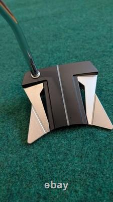 Scotty Cameron 2022 MOTO Phantom X12 34.5 Black/Red Great Cond With Damaged HC