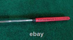 Scotty Cameron 2022 MOTO Phantom X12 34.5 Black/Red Great Cond With Damaged HC