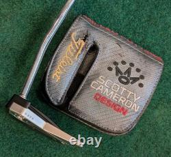 Scotty Cameron 2022 MOTO Phantom X12 34.5 Black/Red Great Cond With Damaged HC