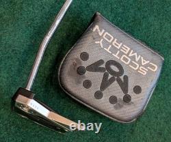 Scotty Cameron 2022 MOTO Phantom X12 34.5 Black/Red Great Cond With Damaged HC