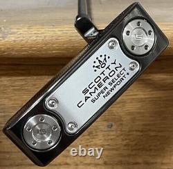 Scotty Cameron 2023 Super Select Newport Plus Putter New Xtreme Dark Finish