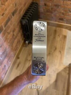 Scotty Cameron Button Back Newport 2 Putter 34 Inch Brand New