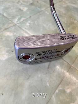 Scotty Cameron California Fastback Putter PT 34 in Right withHead Cover