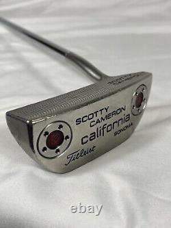 Scotty Cameron California Sonoma Putter By Titleist 34 Nice Grip Milled Face RH