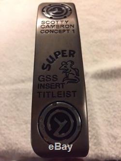 Scotty Cameron. Circle T Putter - Concept 1 - Super Rat GSS Insert - NEW