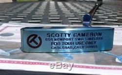 Scotty Cameron Circle T Tour Industrial Newport 2 Timeless Blue Pearl Putter-NEW
