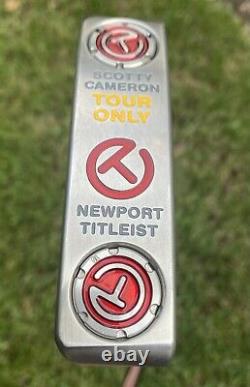 Scotty Cameron Circle T / Tour Only / Newport Putter With Head Cover 35 MINT