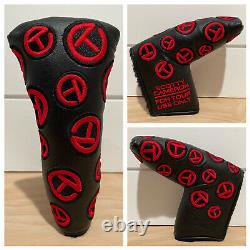 Scotty Cameron Ct Headcover Dancing Circle T Putter Cover Titleist Black Red New