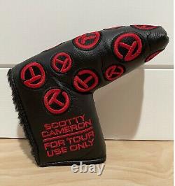 Scotty Cameron Ct Headcover Dancing Circle T Putter Cover Titleist Black Red New