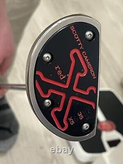 Scotty Cameron Custom Red X Putter Golf Club Titleist 35 X5 Nice Condition