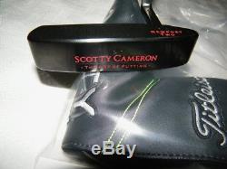 Scotty Cameron Custom Shop Newport Two in Tour Black WithHeadcover & Pittards