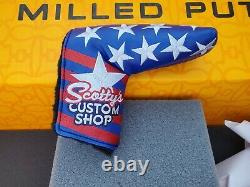 Scotty Cameron Custom Shop Stars and Stripes USA Blade Putter Headcover New