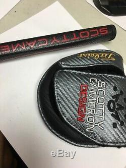 Scotty Cameron Futura 5.5M Custom Black Rainbow Putter RH 34 Inches