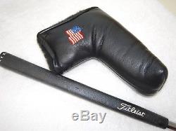 Scotty Cameron Gun Blue Finish Newport 35 Putter withCover EXCELLENT CONDITION