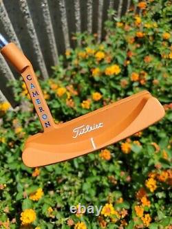 Scotty Cameron Laguna Mid Slant Pro Platinum Putter 35.5 Orange Crush SC Slim