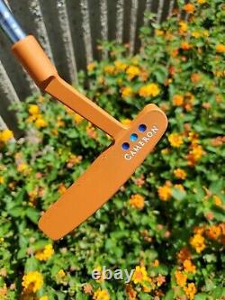Scotty Cameron Laguna Mid Slant Pro Platinum Putter 35.5 Orange Crush SC Slim